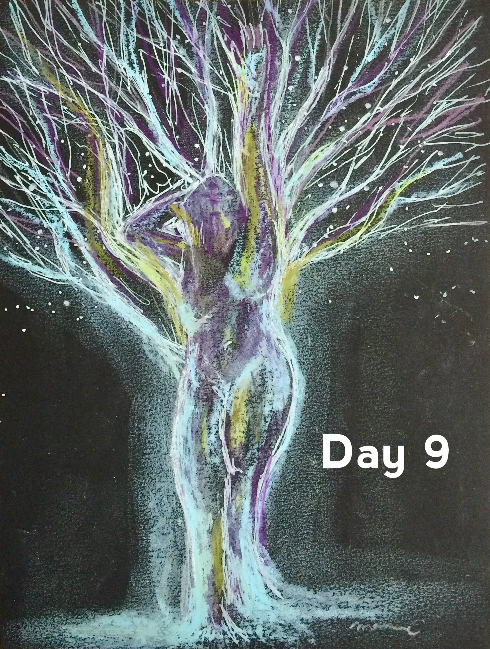 Advent art Day 9 「Tree of life」と奥日光